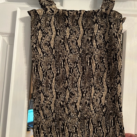 Snake Print Dress - Picture 2 of 3
